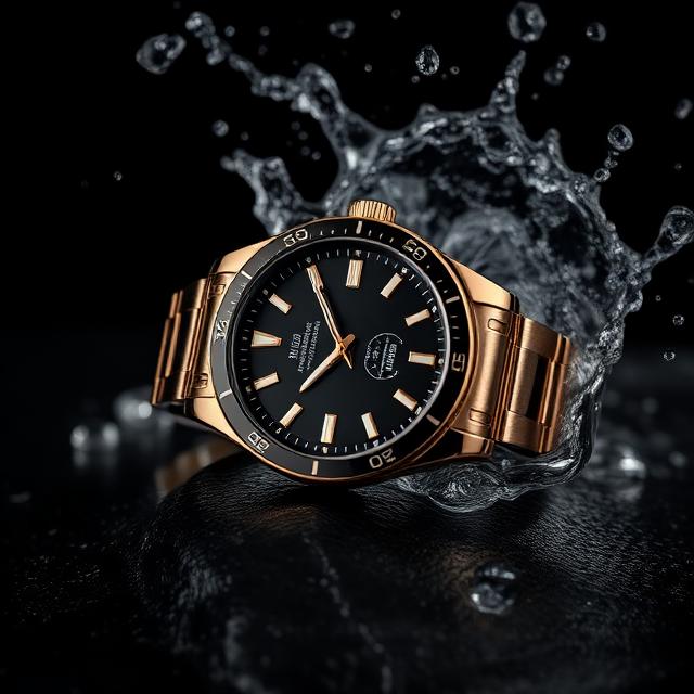 Luxury watch commercial